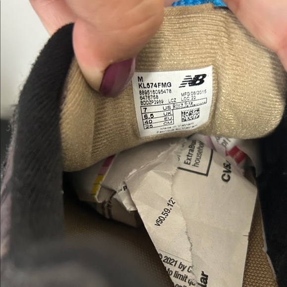 New Balance 574 Sneakers – size 7 – Brown/Blue – Great Condition - Picture 6 of 7